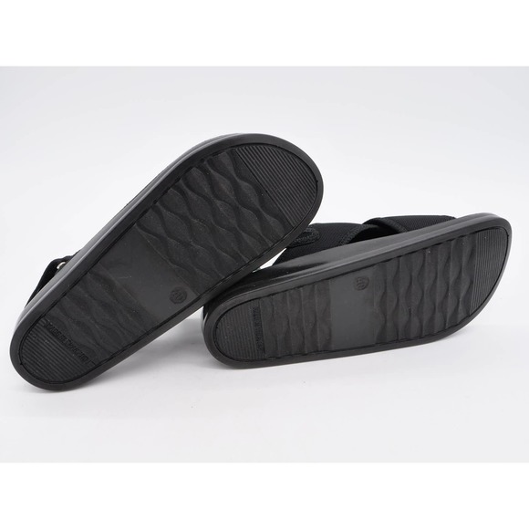 Aerothotic Sandals Womens 10 Black Mesh Slingback Open Toe Comfort Hook & Loop - Picture 10 of 10